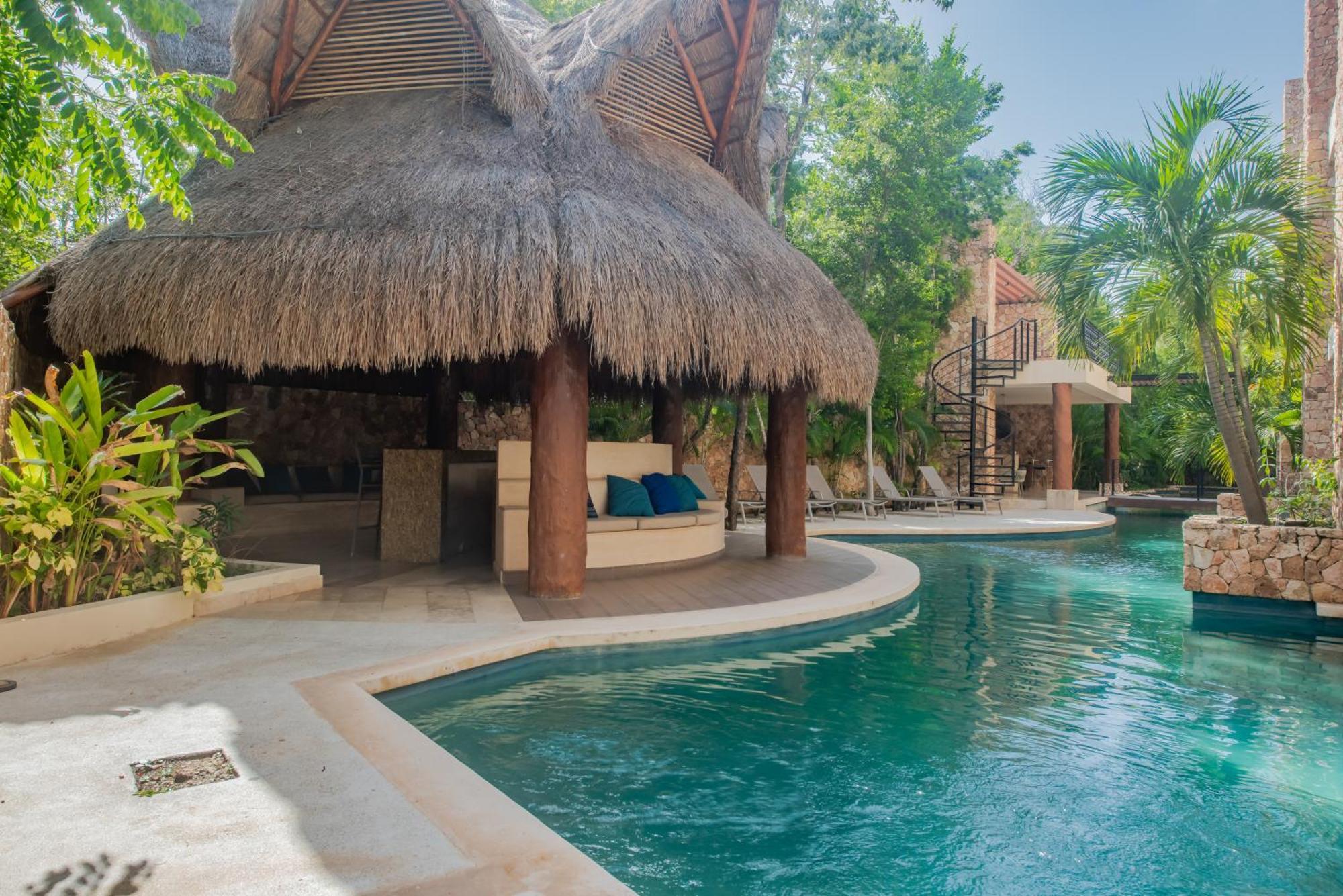 Luxury Aldea Zama 2Bed - 2Bat Apartment Private Terrace & Swim Up 图卢姆 外观 照片