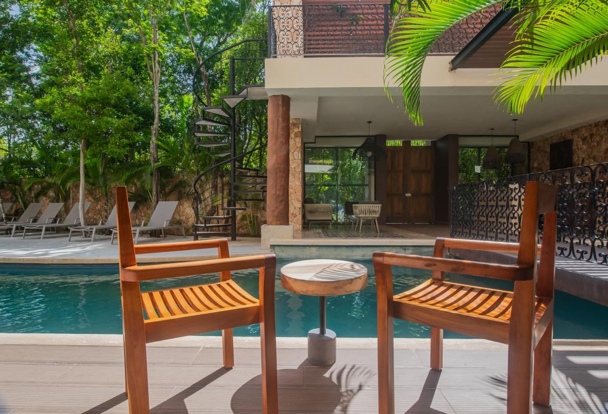 Luxury Aldea Zama 2Bed - 2Bat Apartment Private Terrace & Swim Up 图卢姆 外观 照片