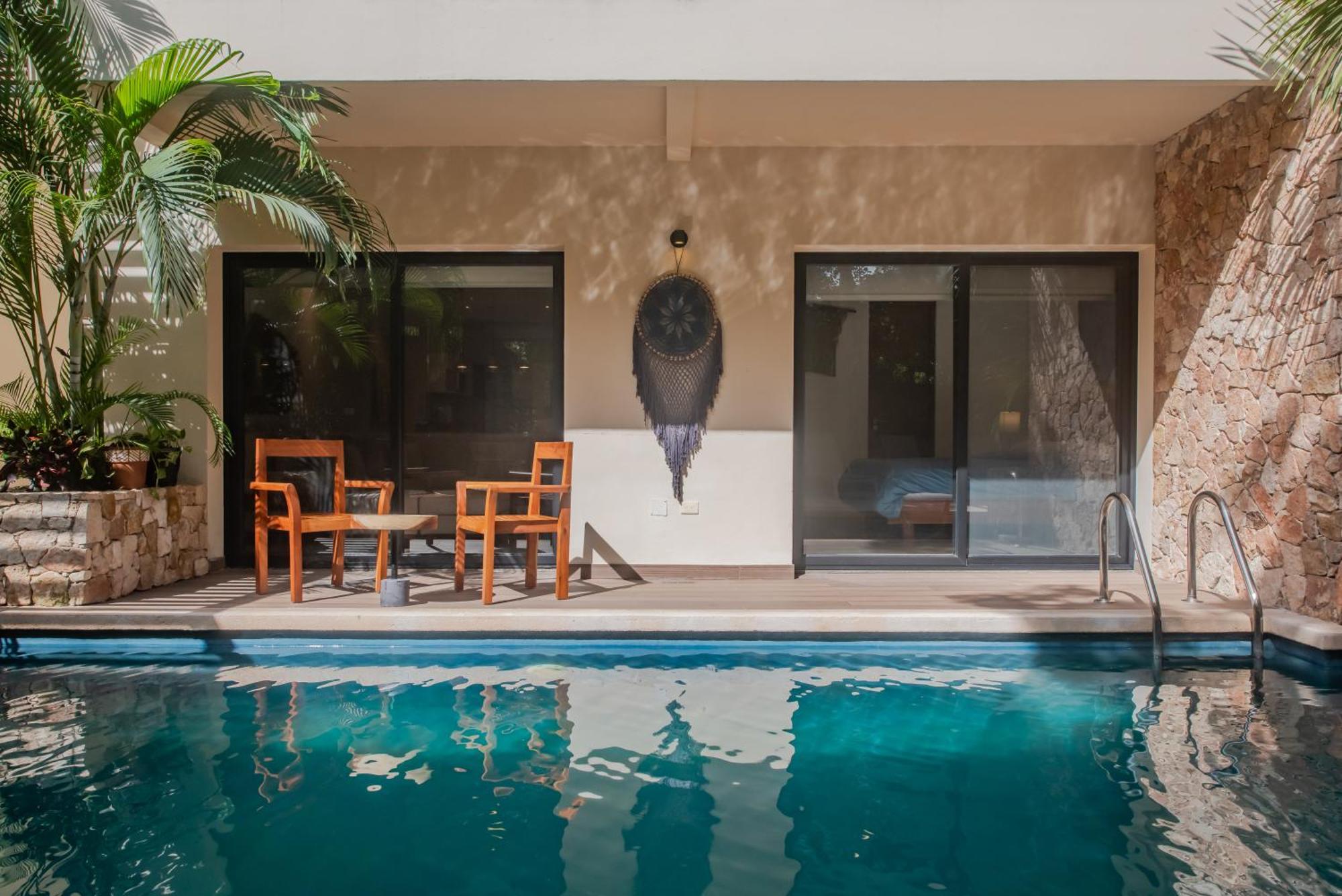 Luxury Aldea Zama 2Bed - 2Bat Apartment Private Terrace & Swim Up 图卢姆 外观 照片